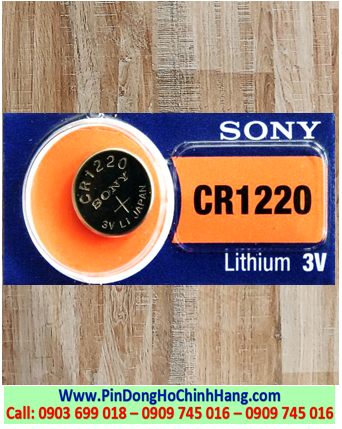 Pin Sony CR1220 _Pin CR1220 lithium 3v